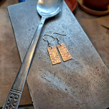 Load image into Gallery viewer, Peak Forest Spoon Textured Earrings