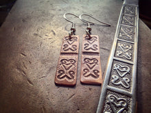 Load image into Gallery viewer, Bugsworth Basin Spoon Textured Earrings
