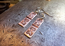 Load image into Gallery viewer, Bugsworth Basin Spoon Textured Earrings