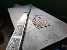 Load image into Gallery viewer, Marple Spoon Textured Earrings