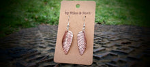 Load image into Gallery viewer, Leaf Copper Earrings
