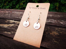 Load image into Gallery viewer, Hedgehog Round Copper Earrings - by Bike & Boat