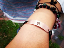 Load image into Gallery viewer, Bee Copper and Cord Bracelet - by Bike &amp; Boat
