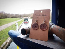 Load image into Gallery viewer, LOVE Round Copper Earrings