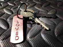 Load image into Gallery viewer, LOVED Copper Keyring - by Bike & Boat