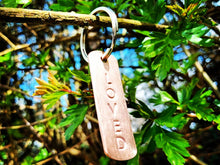 Load image into Gallery viewer, LOVED Copper Keyring - by Bike &amp; Boat
