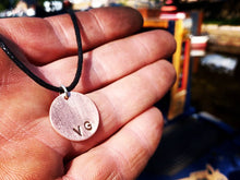 Load image into Gallery viewer, VG VEGAN Copper Pendant and Earring Set - by Bike & Boat