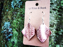 Load image into Gallery viewer, Ball Pein Hammered Wave Earrings - by Bike & Boat