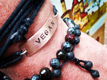 Load image into Gallery viewer, VEGAN Copper and Cord Bracelet - by Bike & Boat