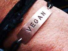 Load image into Gallery viewer, VEGAN Copper and Cord Bracelet - by Bike & Boat