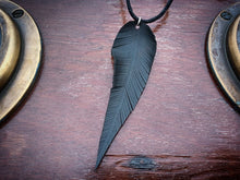 Load image into Gallery viewer, Feather Bicycle Inner Tube Pendant
