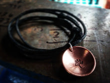 Load image into Gallery viewer, Dished Tree Copper Pendant