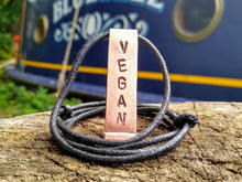 Load image into Gallery viewer, Copper VEGAN Pendant - by Bike & Boat
