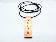 Load image into Gallery viewer, Copper VEGAN Pendant - by Bike & Boat