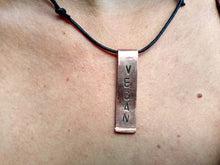 Load image into Gallery viewer, Copper VEGAN Pendant - by Bike & Boat