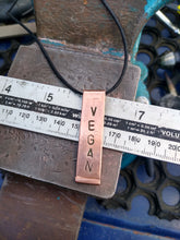 Load image into Gallery viewer, Copper VEGAN Pendant - by Bike & Boat