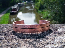 Load image into Gallery viewer, The Cherwell Copper Bracelet (wide) - by Bike & Boat