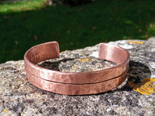 Load image into Gallery viewer, The Cherwell Copper Bracelet (wide) - by Bike & Boat