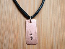 Load image into Gallery viewer, Semicolon ; Pendant - by Bike & Boat