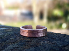 Load image into Gallery viewer, The Banbury Copper Cuff Ring - by Bike & Boat