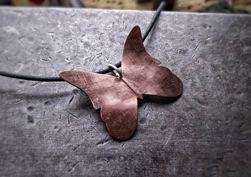 Butterfly Copper Pendant