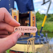 Load image into Gallery viewer, Stowaway Copper Keyring **Limited edition**
