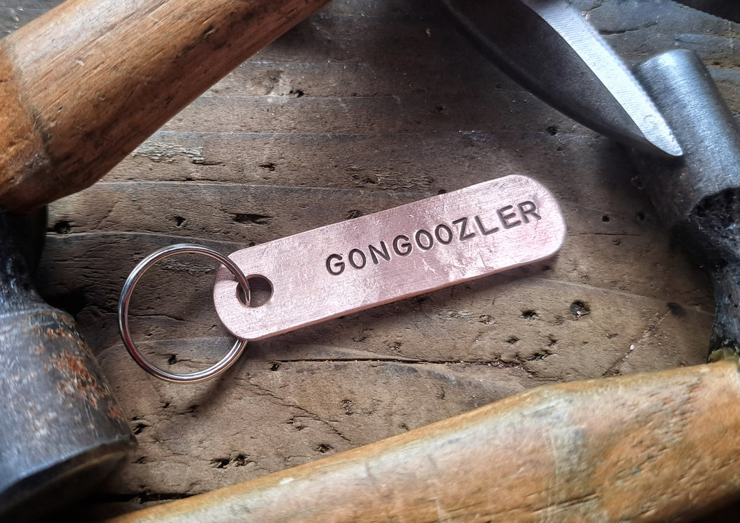 GONGOOZLER Copper Keyring