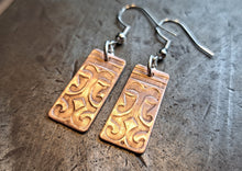 Load image into Gallery viewer, Peak Forest Spoon Textured Earrings
