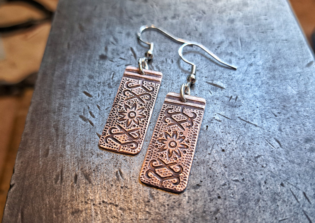 Marple Spoon Textured Earrings