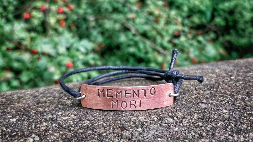 Memento Mori Cord Bracelet
