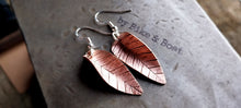 Load image into Gallery viewer, Leaf Copper Earrings
