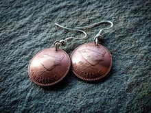 Load image into Gallery viewer, Wren Dome Farthing Earrings
