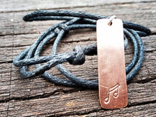 Load image into Gallery viewer, Musical Note Copper Pendant - by Bike &amp; Boat
