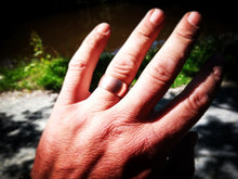 Load image into Gallery viewer, Copper Ring upcycle and handmade from copper pipe - by Bike &amp; Boat
