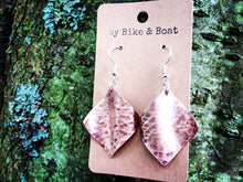 Load image into Gallery viewer, Ball Pein Hammered Wave Earrings - by Bike &amp; Boat
