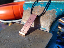 Load image into Gallery viewer, Love Copper Pendant - by Bike &amp; Boat
