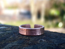 Load image into Gallery viewer, The Banbury Copper Cuff Ring - by Bike &amp; Boat
